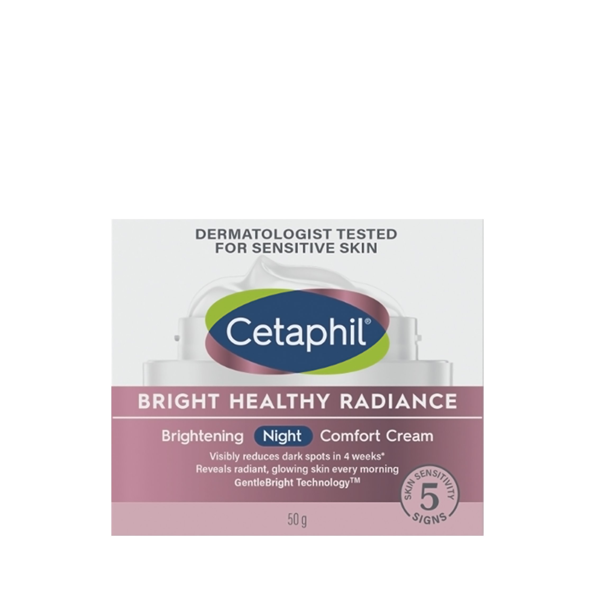 Kem dưỡng ẩm làm sáng da ban đêm Cetaphil Bright Healthy Radiance Night Comfort Cream 50g