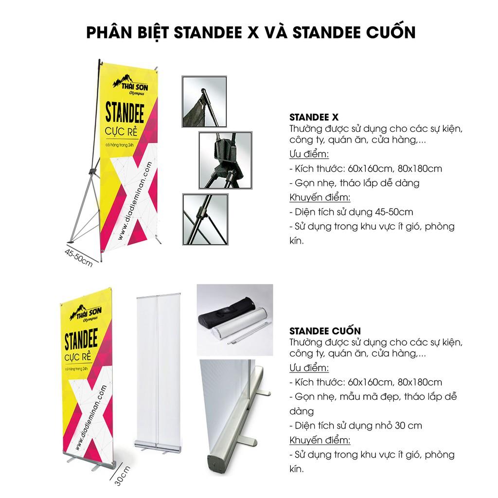 Standee X (Khung treo quảng cáo chữ X )