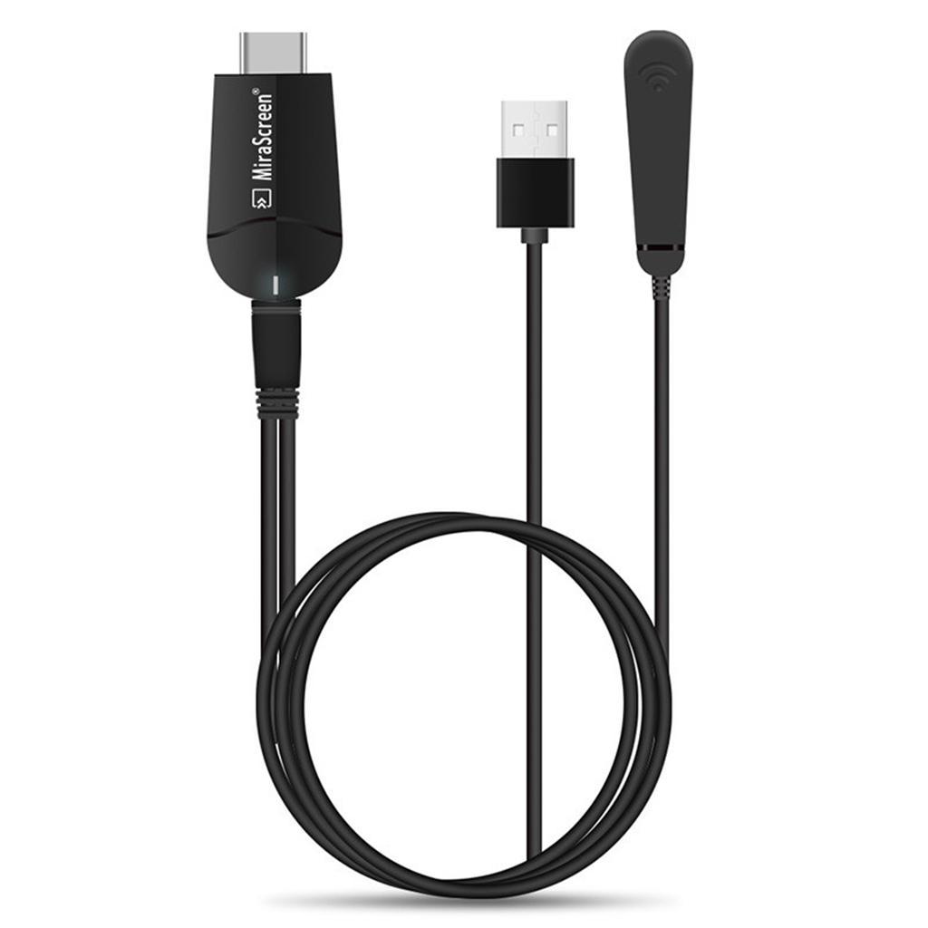 2.4G Dual Band Wifi Display Receiver 1080P Black for HDTV PC