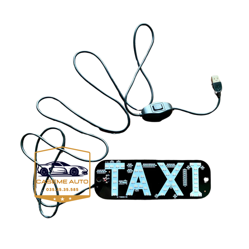 Đèn Led TAXI Thay Đổi 2 Màu Gắn Kính Ô Tô, Đèn Báo Chữ TAXI Gắn Kính Lái Xe Hơi - Hàng Nhập Khẩu