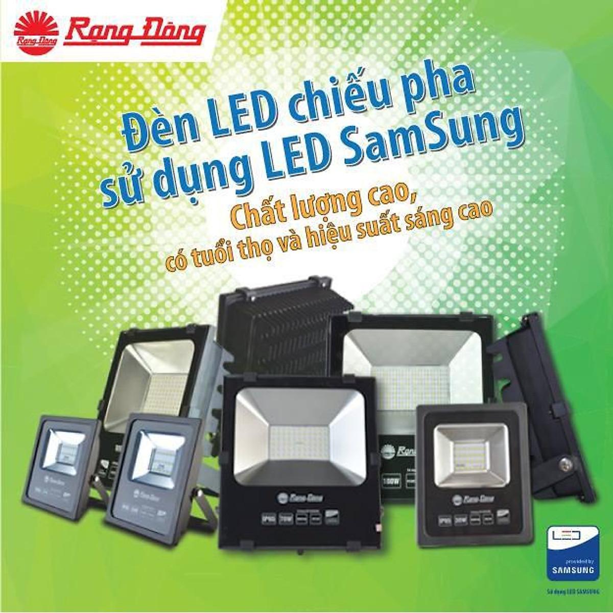 Đèn Pha LED 10W Rạng Đông - Model: D CP06L/10W