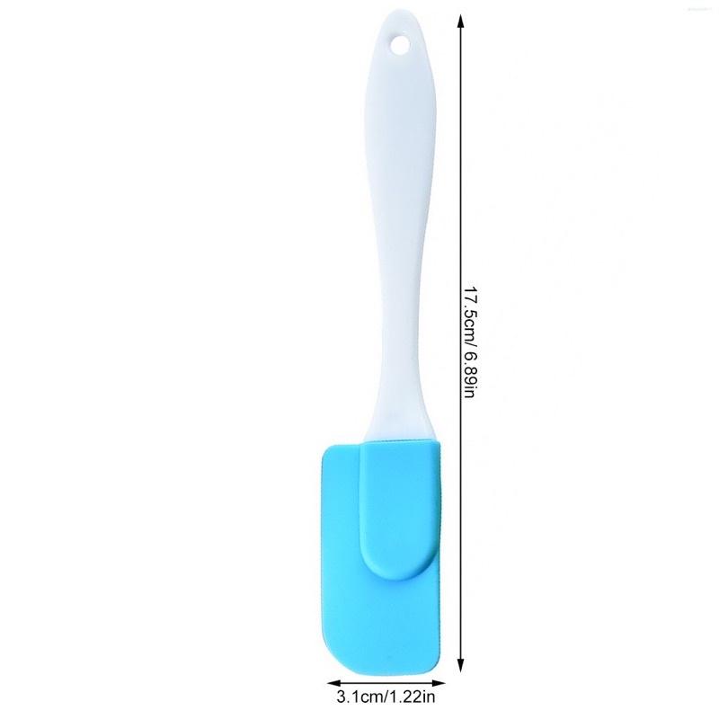 Cây Spatula silicon vét bột làm bánh cao cấp dùng làm cây khoáy bánh cây tạo hình bánh - màu giao ngẫu nhiên