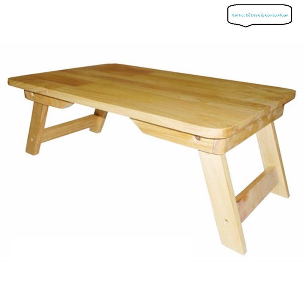 Bàn Học Gỗ Dày Gấp Gọn 60 X40cm