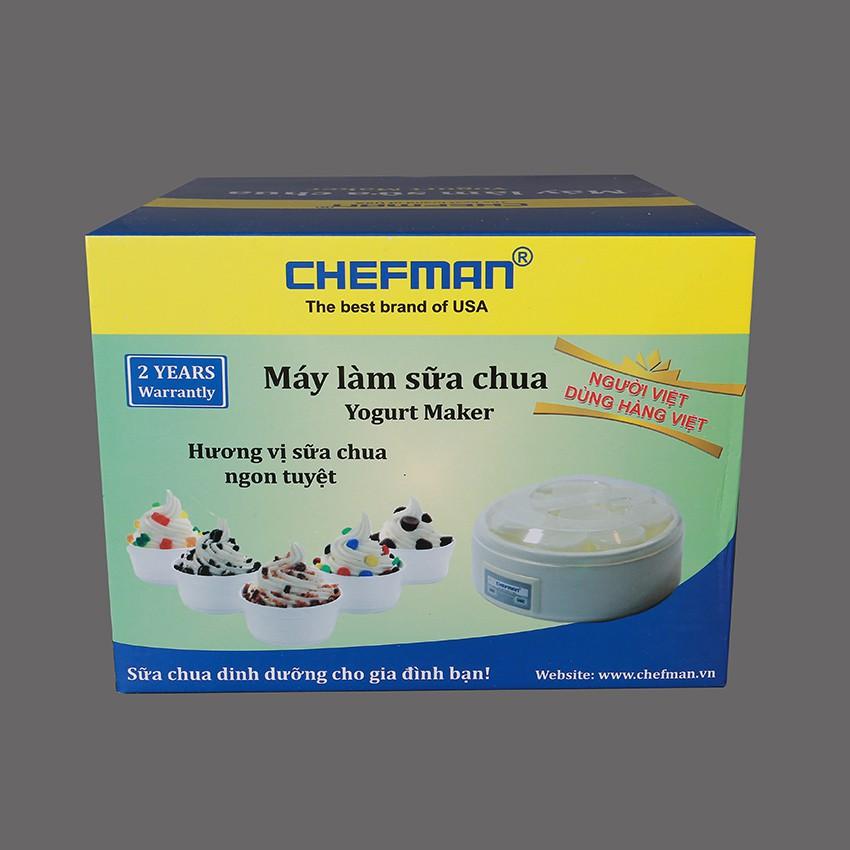 Máy Làm Sữa Chua 8 Cốc Nhựa Tặng Kèm 8 Cốc Nhựa Chefman CM-301N