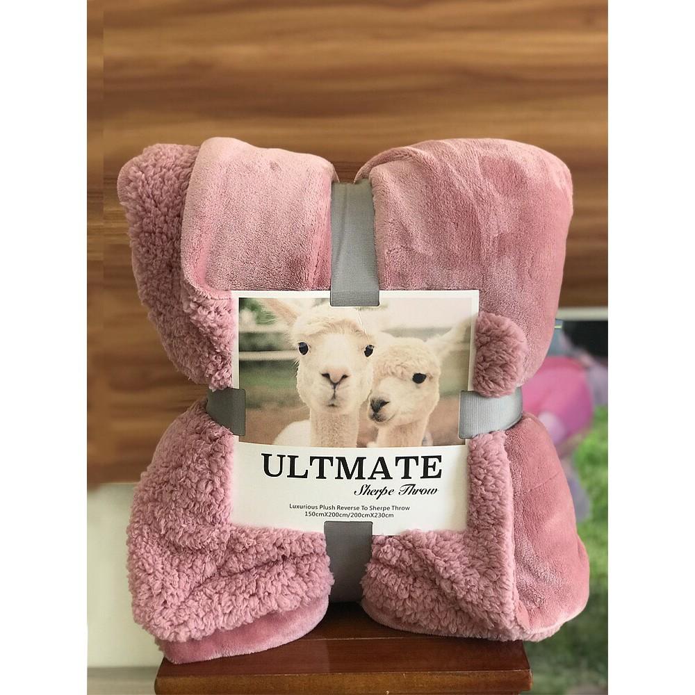 Chăn lông cừu Ultimate siêu mềm mịn hàng cao cấp - Ảnh thật do shop tự chụp