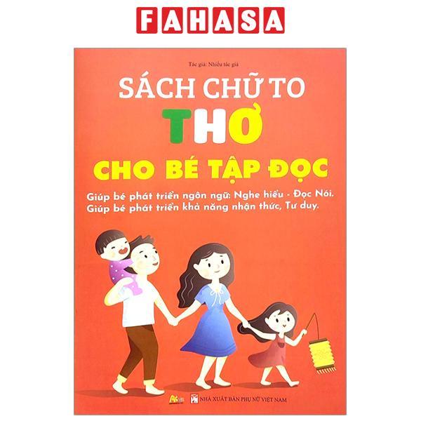 Sách Chữ To Thơ Cho Bé Tập Đọc