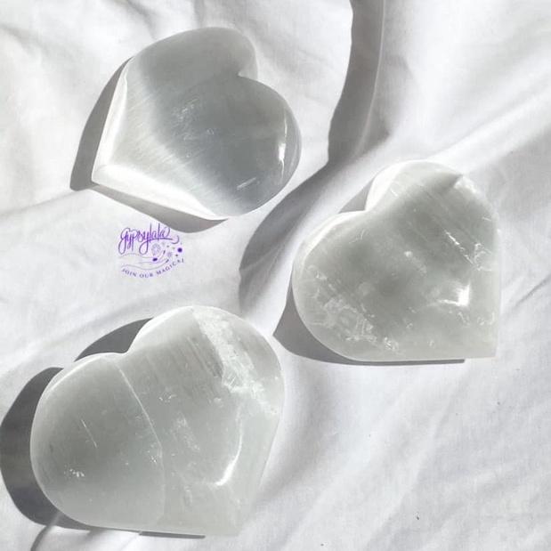 Tinh thể thanh tẩy Đá Selenite nhiều kiểu SP001683 Gypsy.lala