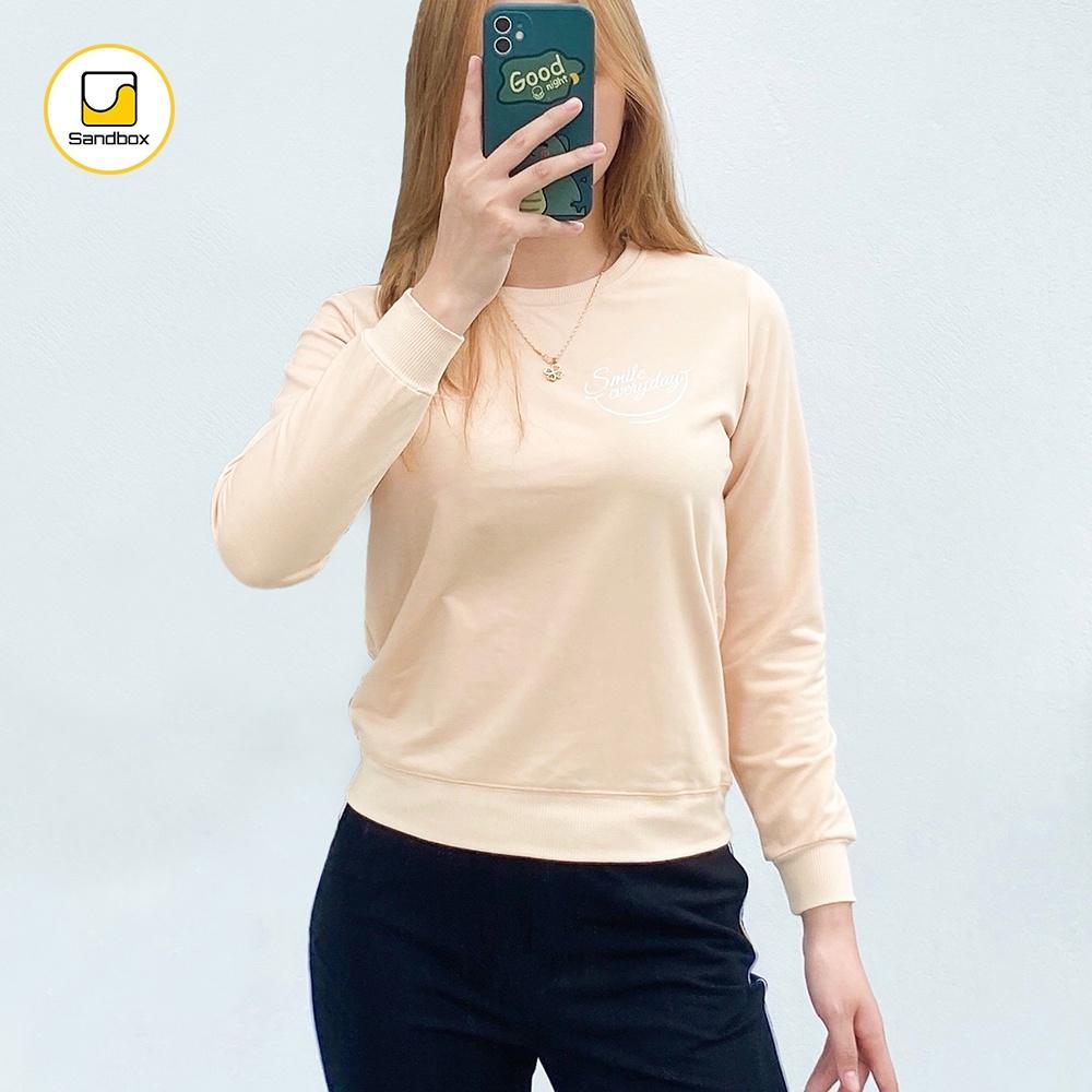 Áo Sweater Nữ SANDBOX Chất liệu Cotton Cao cấp, Mềm mịn, Không Bai xù, Co giãn thoải mái (ANI21001)