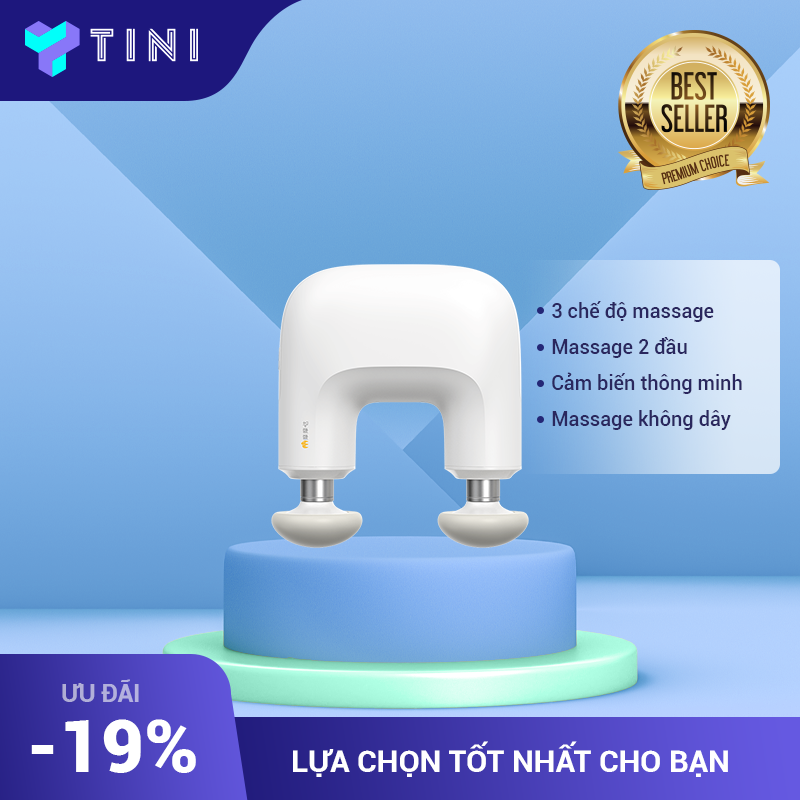 Máy Massage Cầm Tay Mini Momoda SX301, 3 Đầu Massage Đa Dạng, Động Cơ Mạnh Mẽ