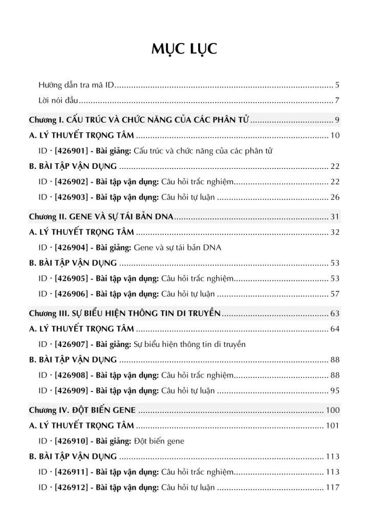 Sách - Bồi Dưỡng Chuyên Di Truyền Học