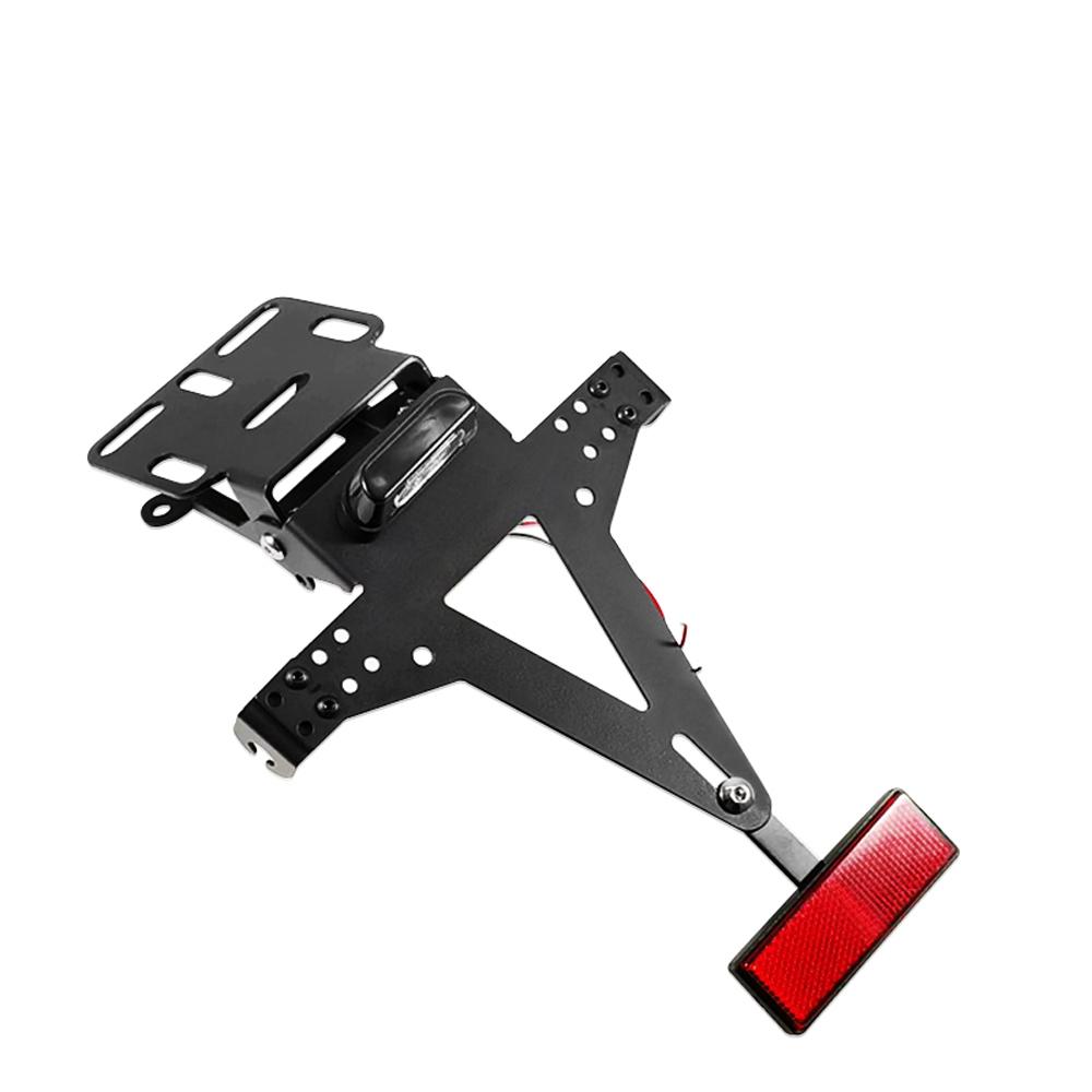 Motorcycle Adjustable Angle License Plate Frame Motorcycle License Plate Holder Metal Bracket for Motorcycle License Plate