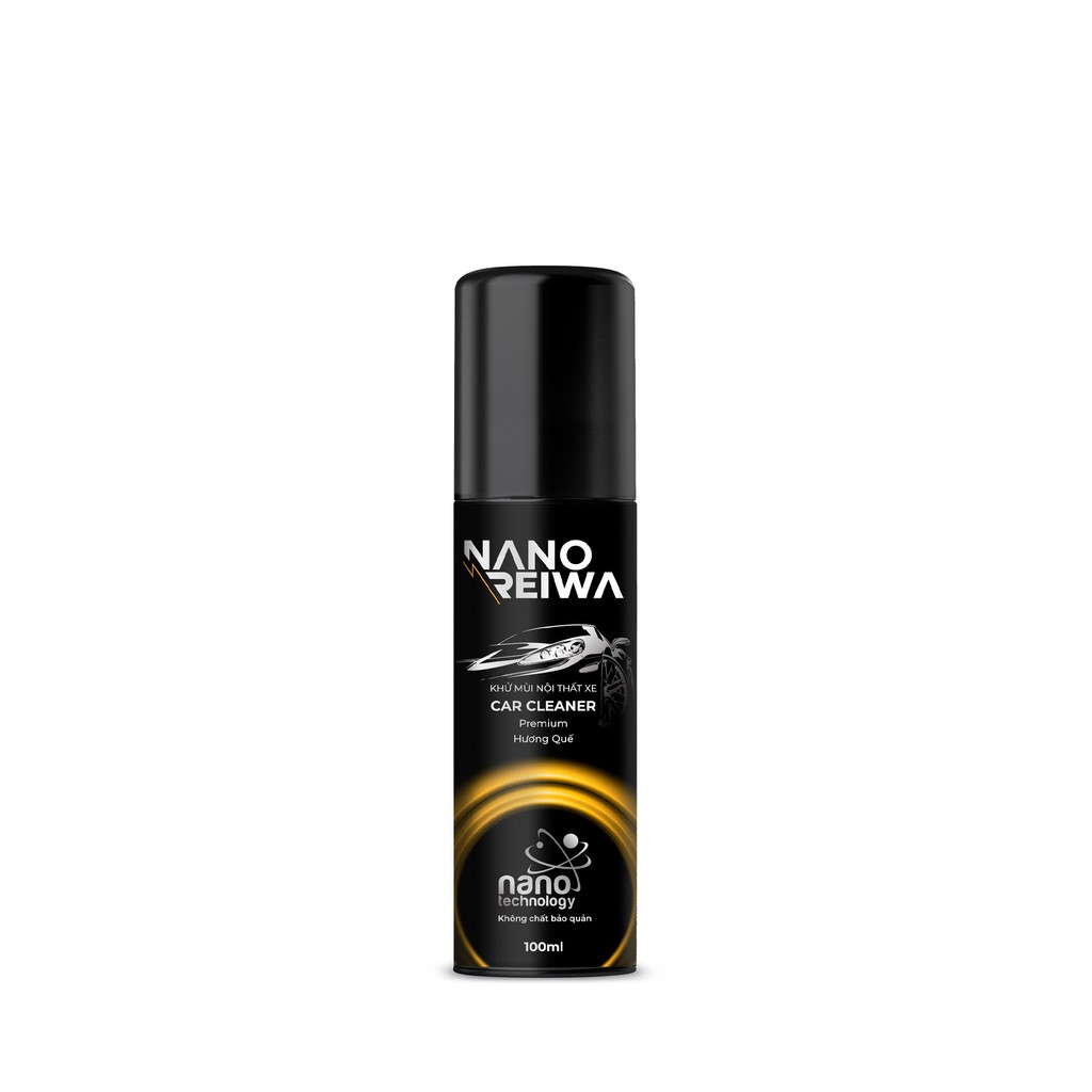 [HCM] Chai xịt Diệt khuẩn, khử mùi, tạo hương ô tô Nano ReiWa Premium 100ml - Egreen Dùng 1 Lần