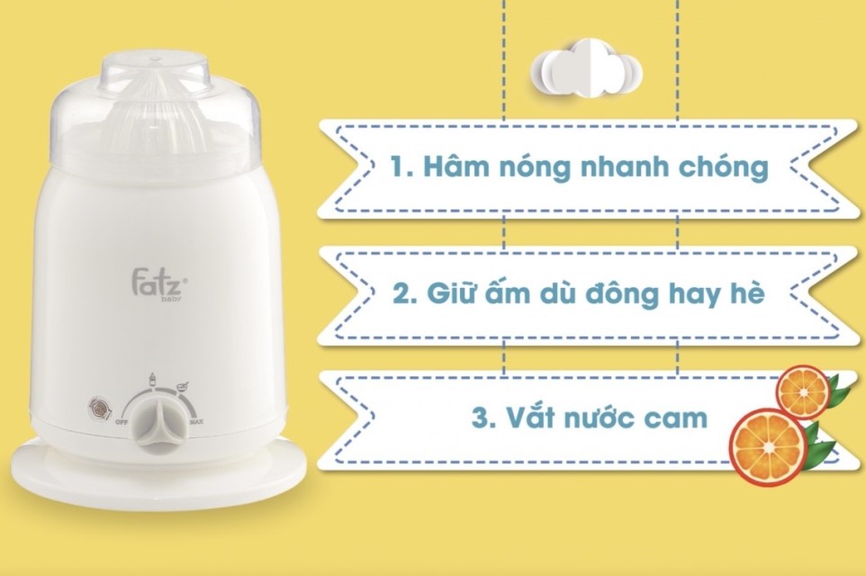 Máy hâm sữa Fatzbaby Mono 1 FB3003SL