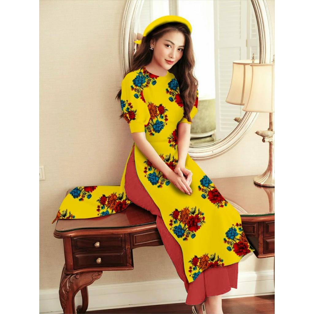 Áo dài cách tân tay búp bê