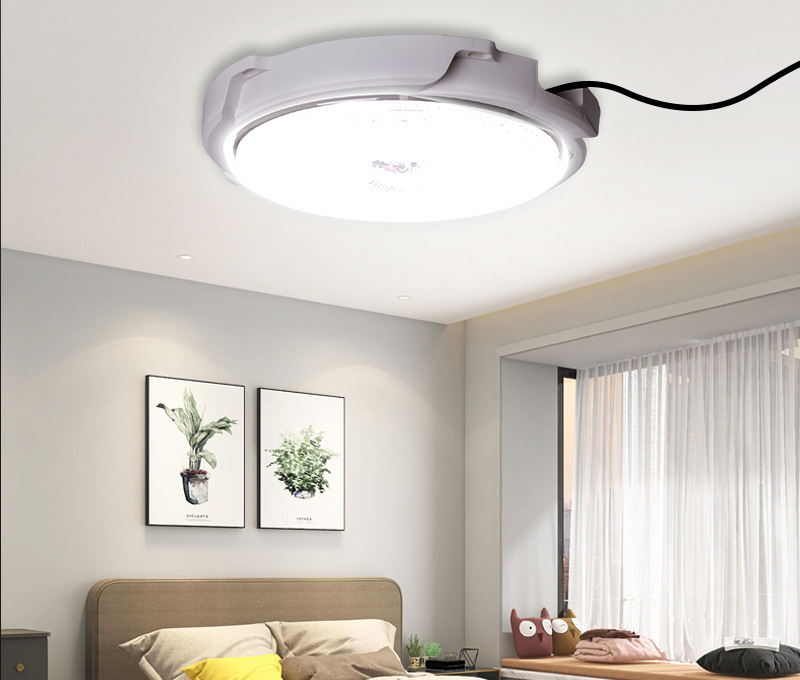 Đèn năng lượng mặt trời ốp trần 400W – Vỏ nhôm, Tấm pin NLMT rời, Ánh sáng trắng- 400WOT