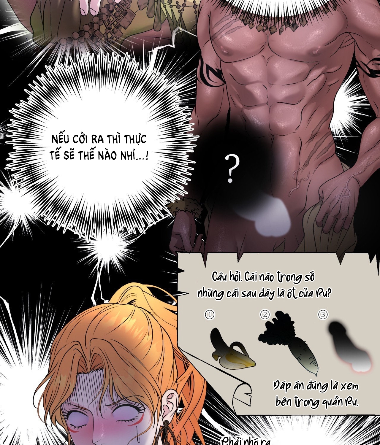 [18+ Truyện Ngắn Nam Cơ Bắp] Nếu Không Làm Thì Không Thể Ra Được Sao?! chapter 1.2 - Trang 35