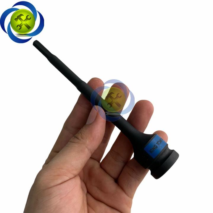 Tuýp lục giác đen 6mm Kingtony 407506 loại 1/2 dài 150mm