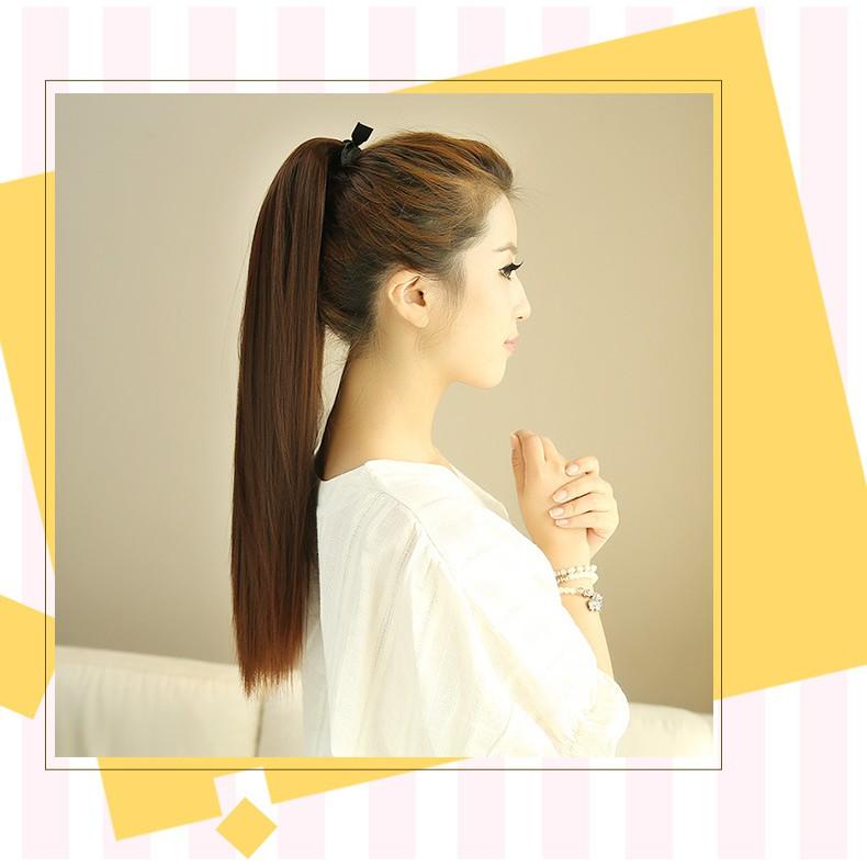 Tóc cột đuôi thẳng 50cm