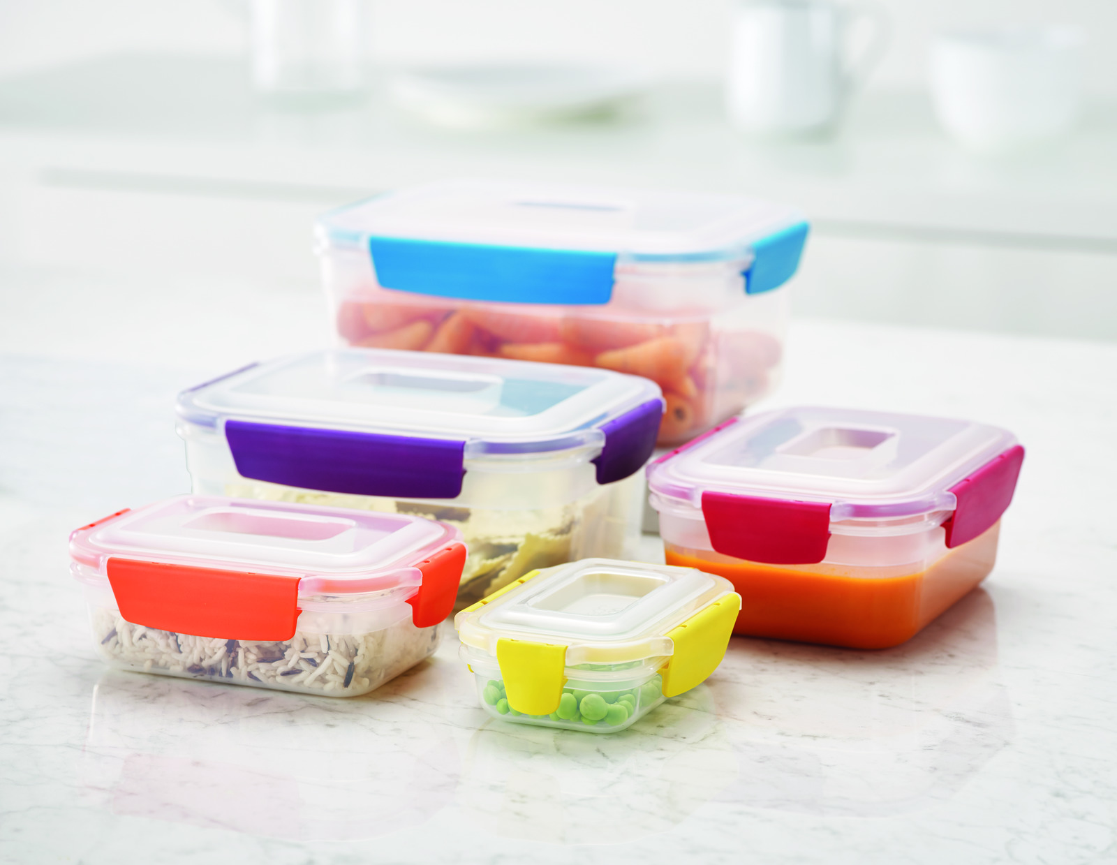 Bộ hộp đựng thực phẩm cao cấp 5 món Joseph Joseph 810813 - Nest Lock 5-piece Multi-size Container Set