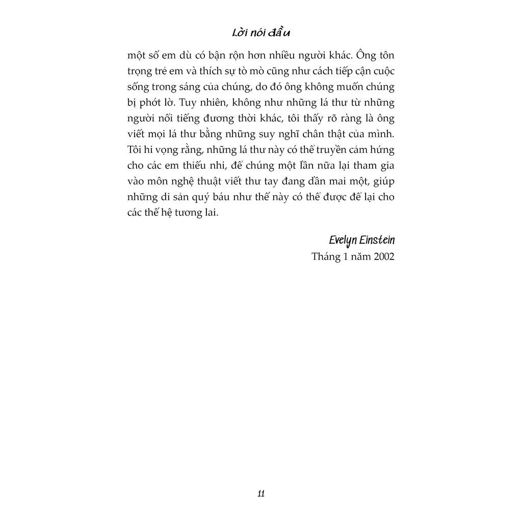 Thư Gửi Giáo Sư Einstein  Nhà sách Tân Việt - Bản Quyền