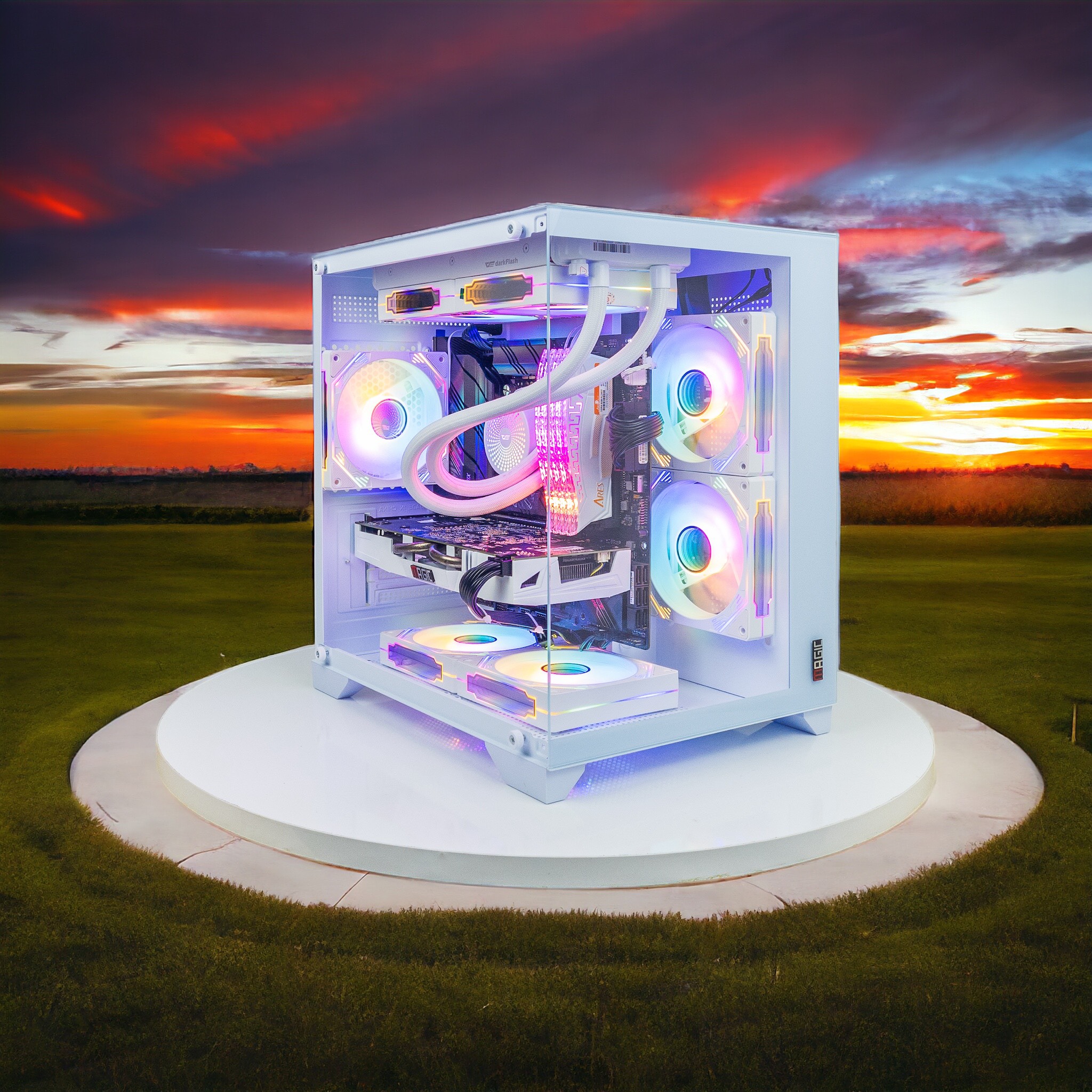 CASE MAGIC AQUA-M ULTRA (M-ATX) - Hàng chính hãng