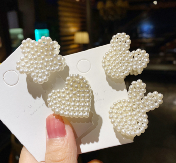 Combo 2 Kẹp càng cua hạt châu Hàn Quốc hot trend xinh xắn cho nữ