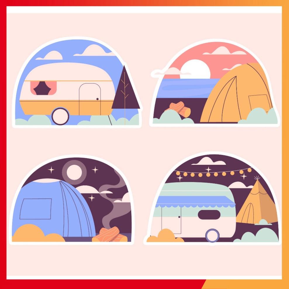 Combo 10 sheet sticker dán đồ chơi cực xinh xắn, phù hợp cho sổ tay, laptop, mũ bảo hiểm và vali.