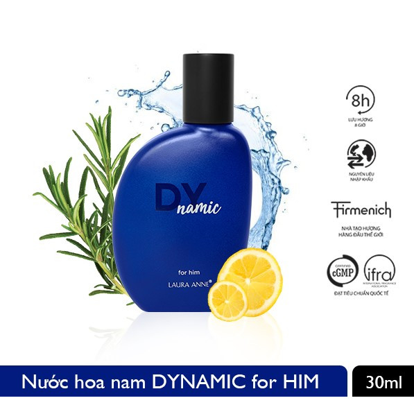 Nước Hoa Nam Laura Anne Dynamic 30ml Chính Hãng