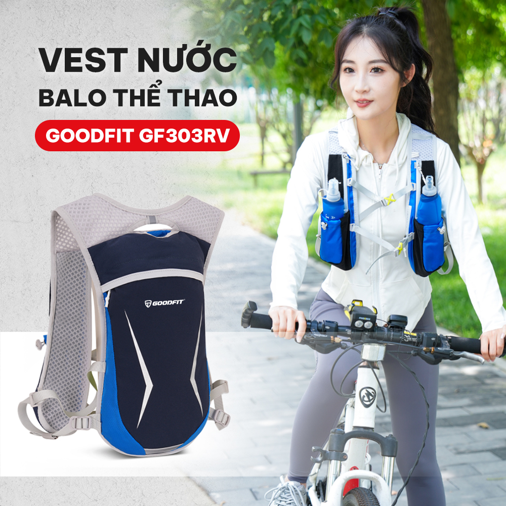 Vest nước, balo chạy bộ, đạp xe, leo núi dã ngoại thể thao Goodfit GF303RV