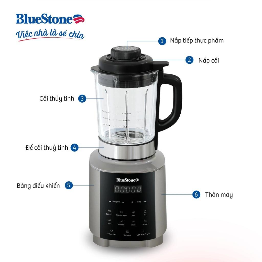 Máy Làm Sữa Hạt BlueStone BLB-6038. 1800w - 1.75Lit, Hàng Chính Hãng