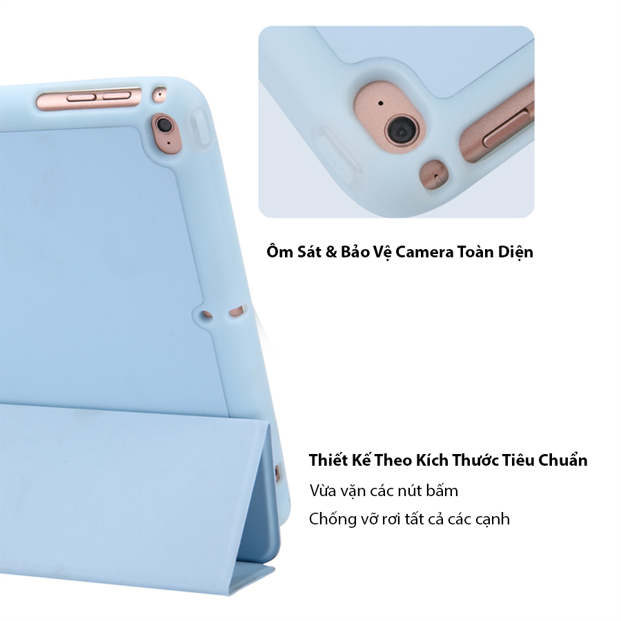 Bao Da Case Cover Dành Cho iPad Full Dòng Mini 1/2/3/4/5/6 - Air 1/2/3/4 - Gen 5/6/7/8/9 - Pro 11 Inch 2018/2020 - Pro 12.9 Inch