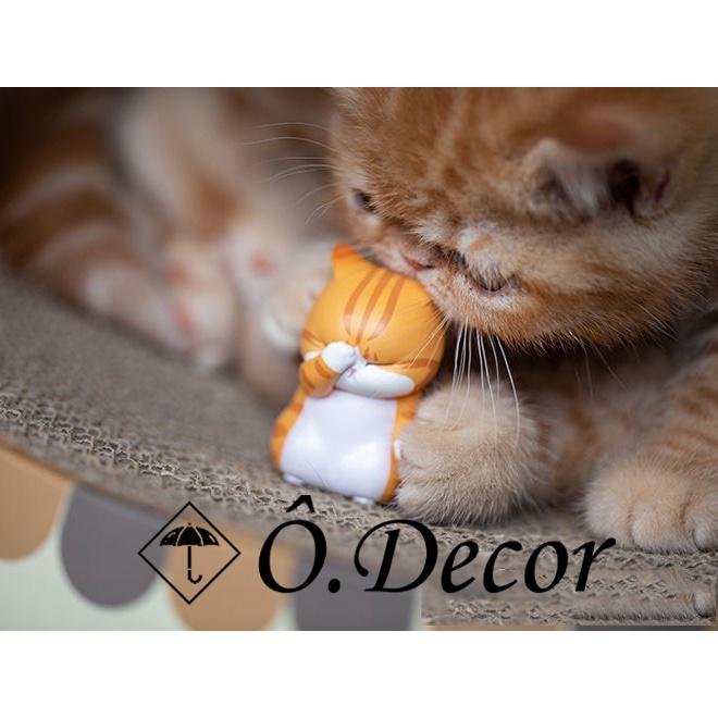 Set mô hình Mèo Mini full biểu cảm, mèo bất lực, mèo tiếc nuối, mèo ôm mặt siêu dễ thương đáng yêu để trang trí