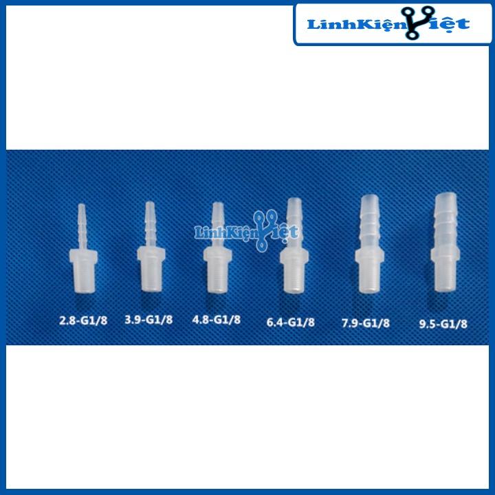 Đầu Nối Ống Nước Bắt Ren 1/8 Đầu Ra Ống Ty Ô