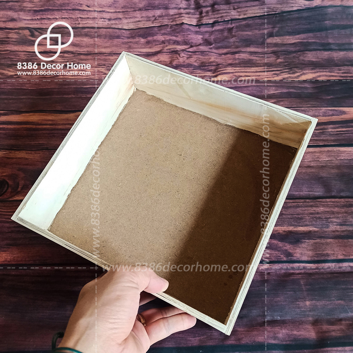 Hộp quà tết, khay gỗ gói quà, Hộp đựng đồ đa năng - Pallet gỗ thông