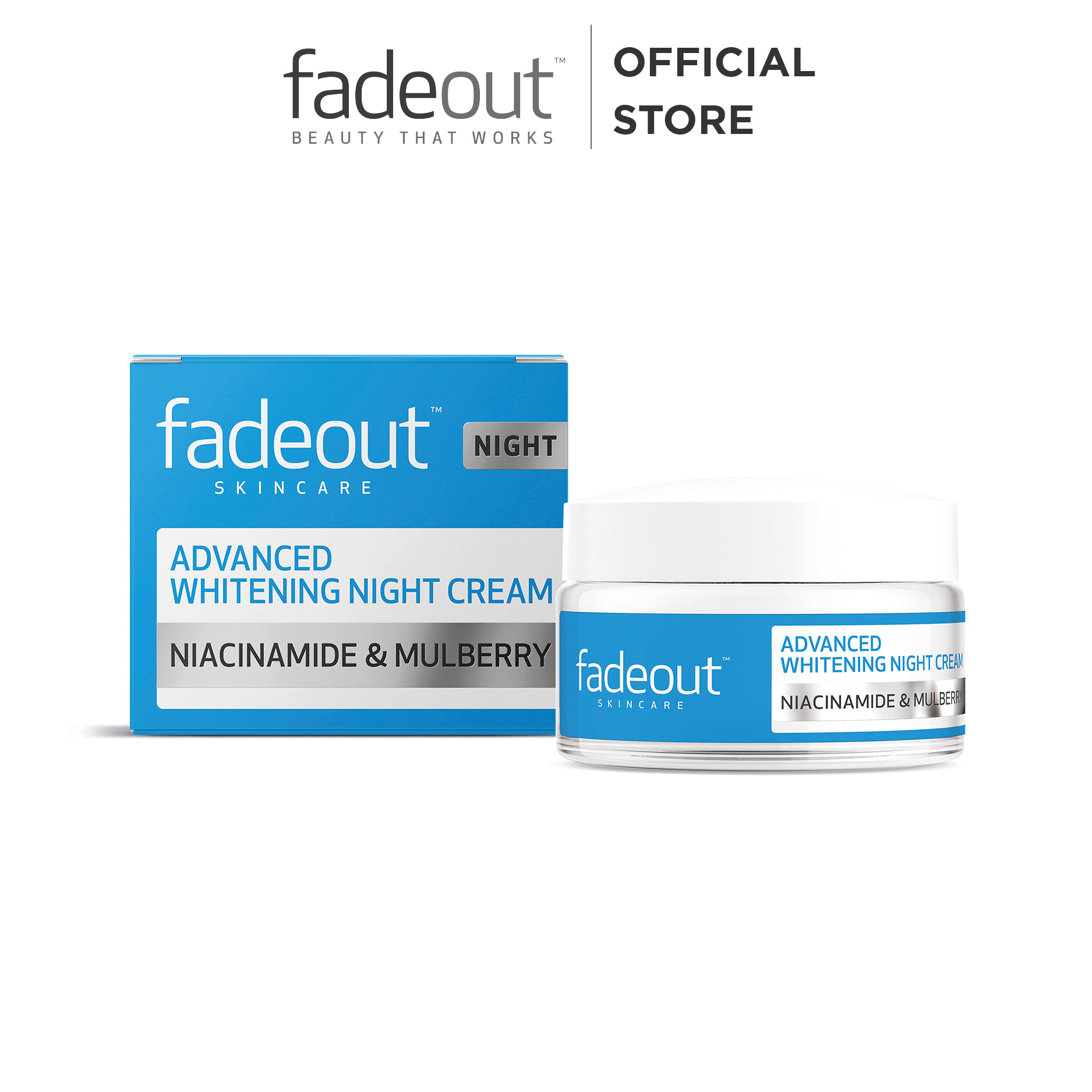 KEM DƯỠNG TRẮNG DA BAN ĐÊM· - FADEOUT ADVANCED WHITENING NIGHT CREAM 50ML