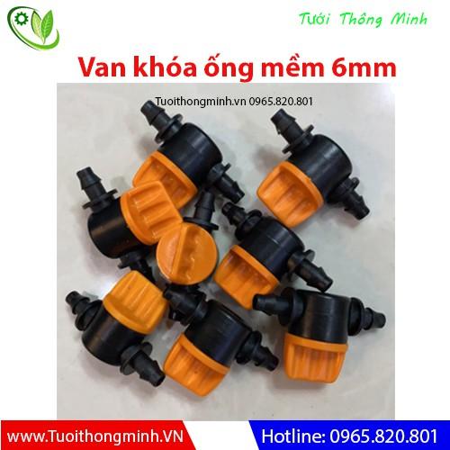 Van khoá ống mềm 6mm