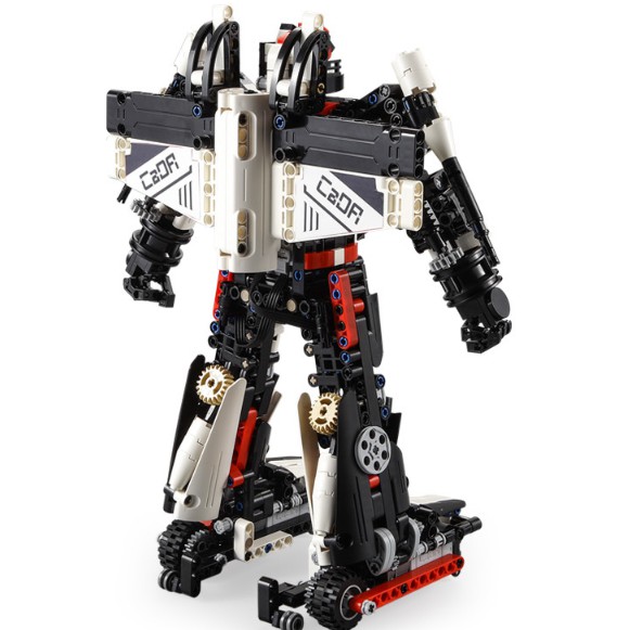 Đồ chơi lắp ráp 2 trong 1 robot và máy bay tiêm kích có điều khiển chạy từ xa C61030W