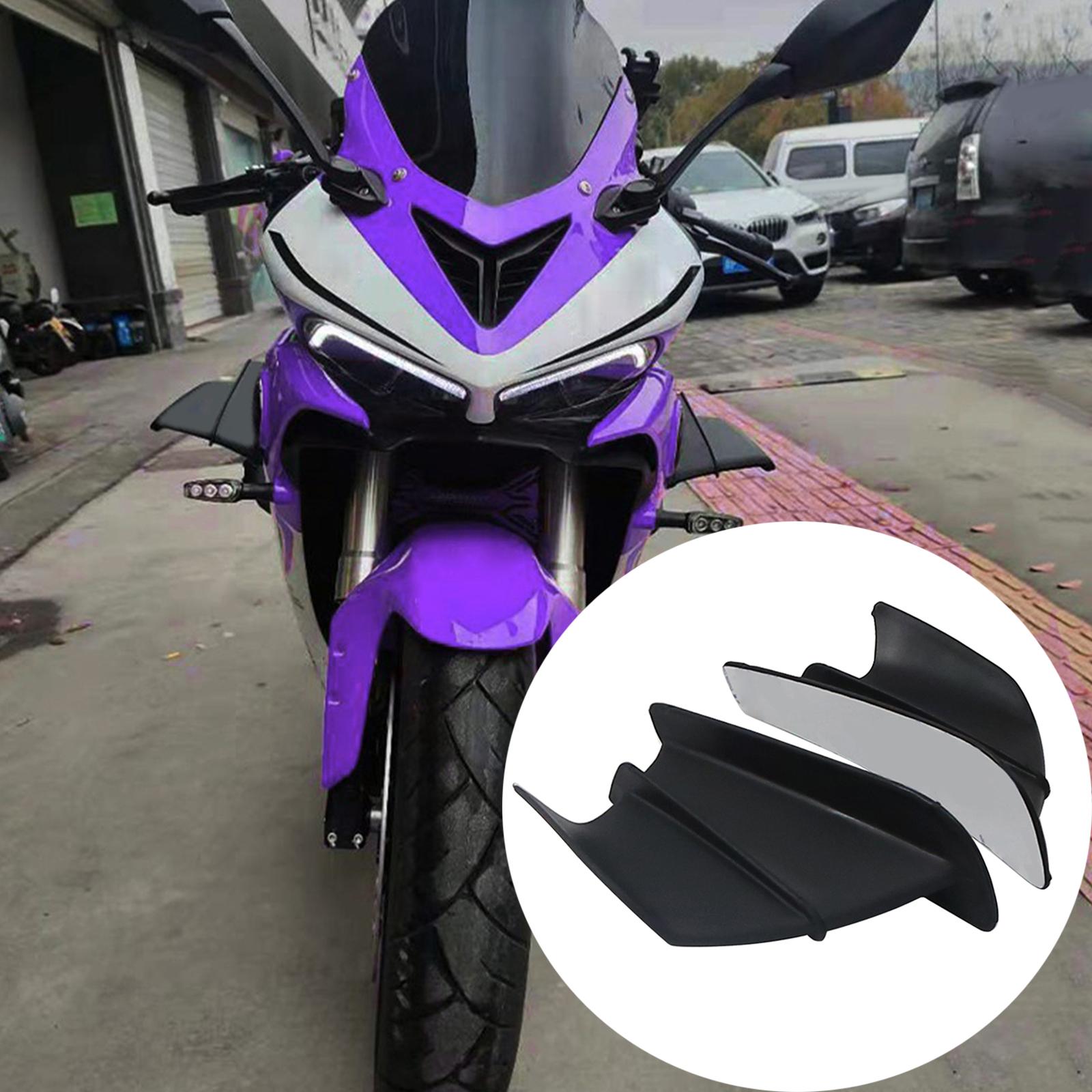 2 Piece Motorcycle Wing Glued Aerodynamic Wing Kit for Yamaha BWS GP