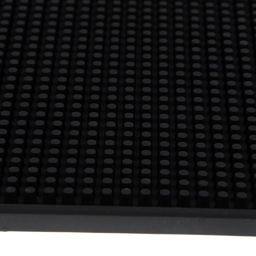 2X Cao Su Thanh Dịch Vụ Thảm Không Thấm Nước Thanh Thảm Cocktail Cốc Coaster Dụng Cụ 30X45 Cm