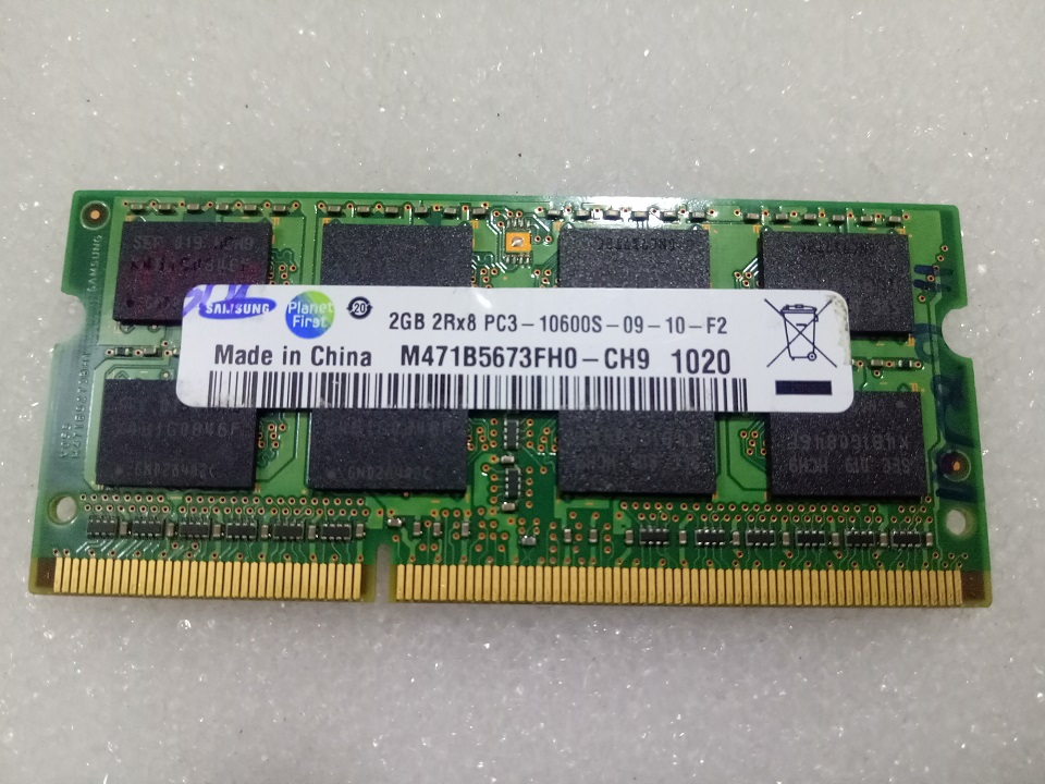 Ram laptop 2GB DDR3 PC3-8500s - 10600s Hàng chính hãng