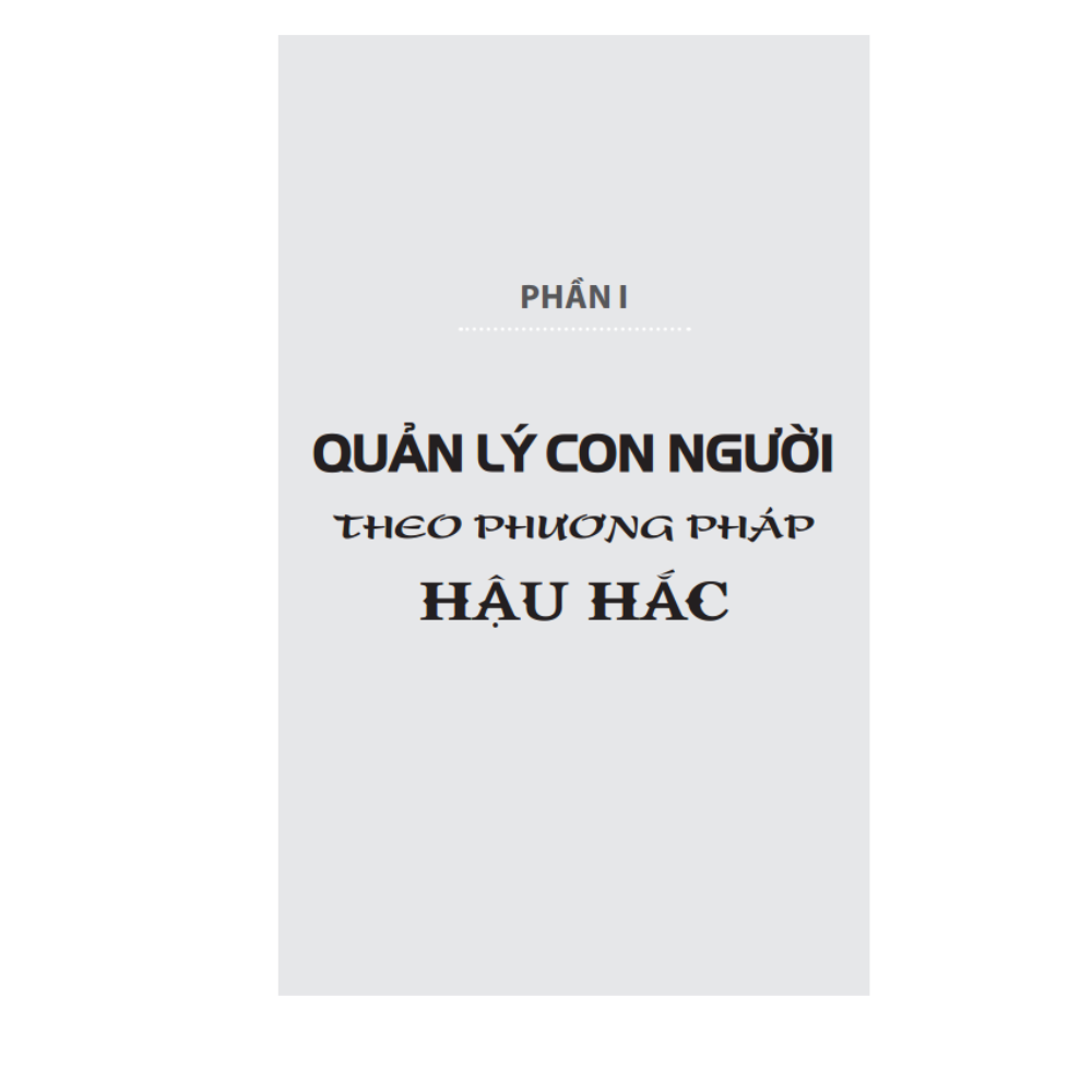 Hậu Hắc Học - Thuật Quản Người (Bìa Mềm) - Tái Bản