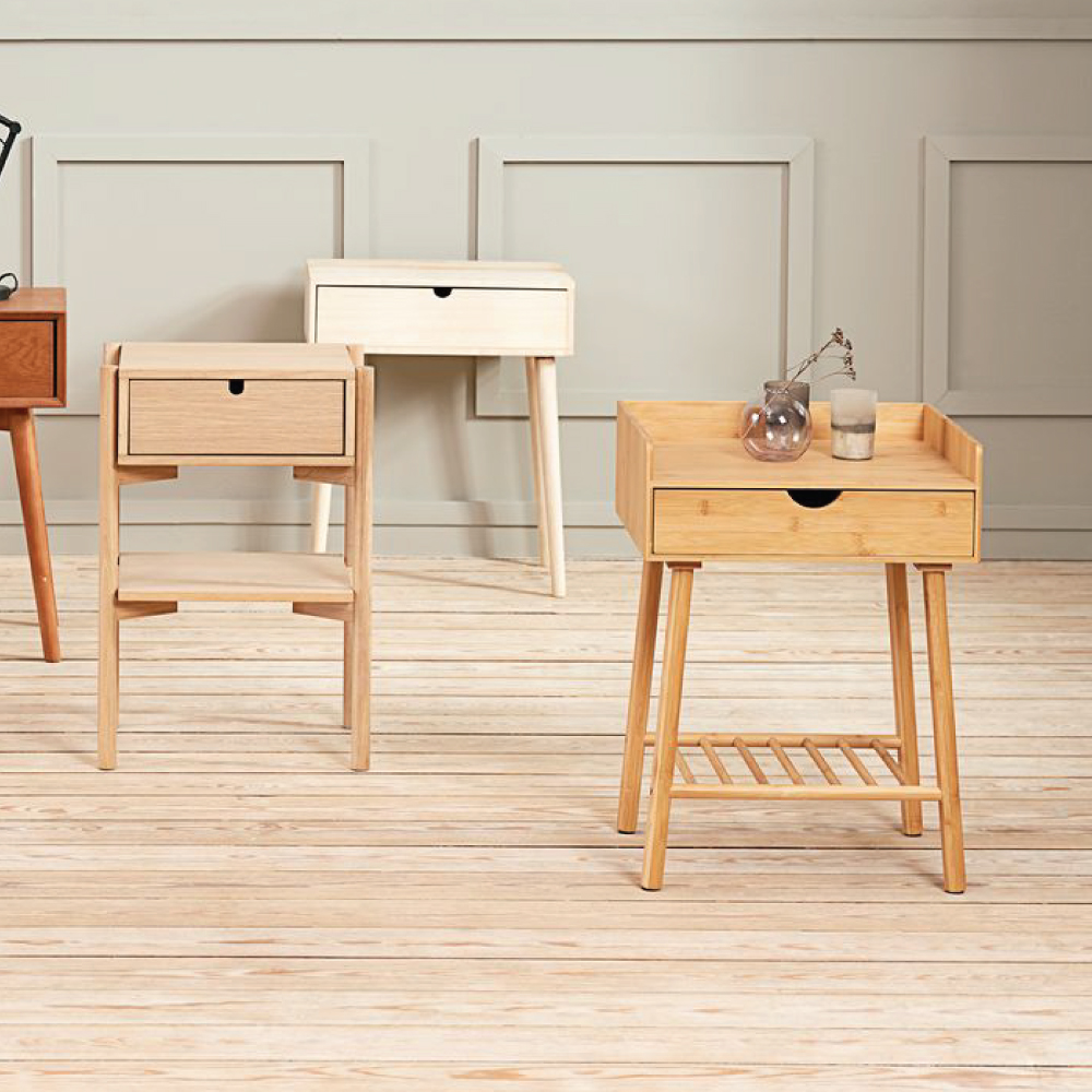 TỦ ĐẦU GIƯỜNG JYSK VANDSTED TRE