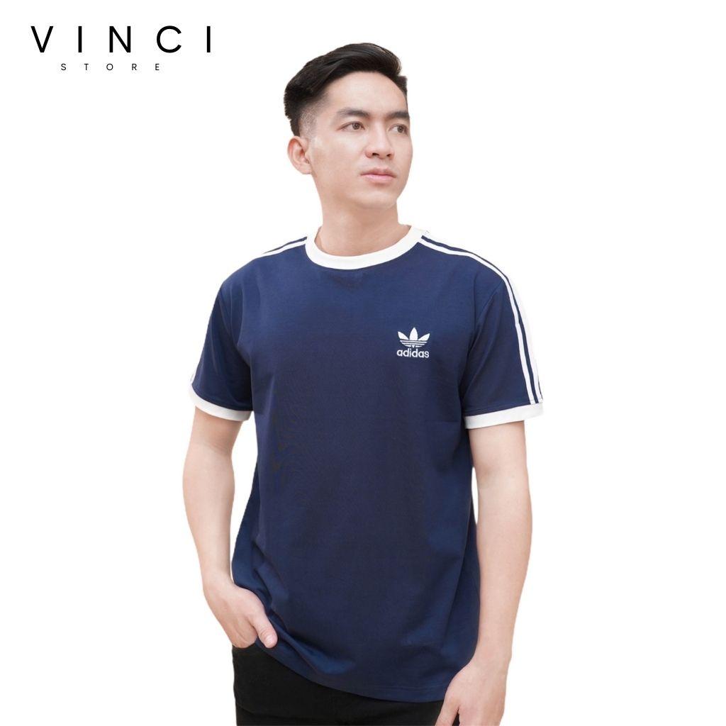 Áo Thun Unisex Cổ Tròn Cotton 3 Lá VNXK