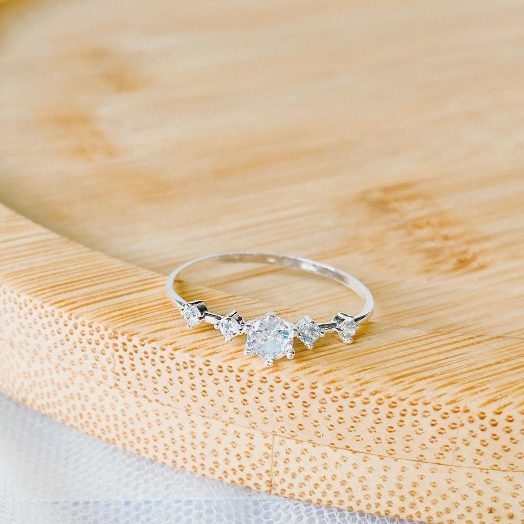 Nhẫn bạc nữ ANTA Jewelry Snow Princess đính đá ATJ9023