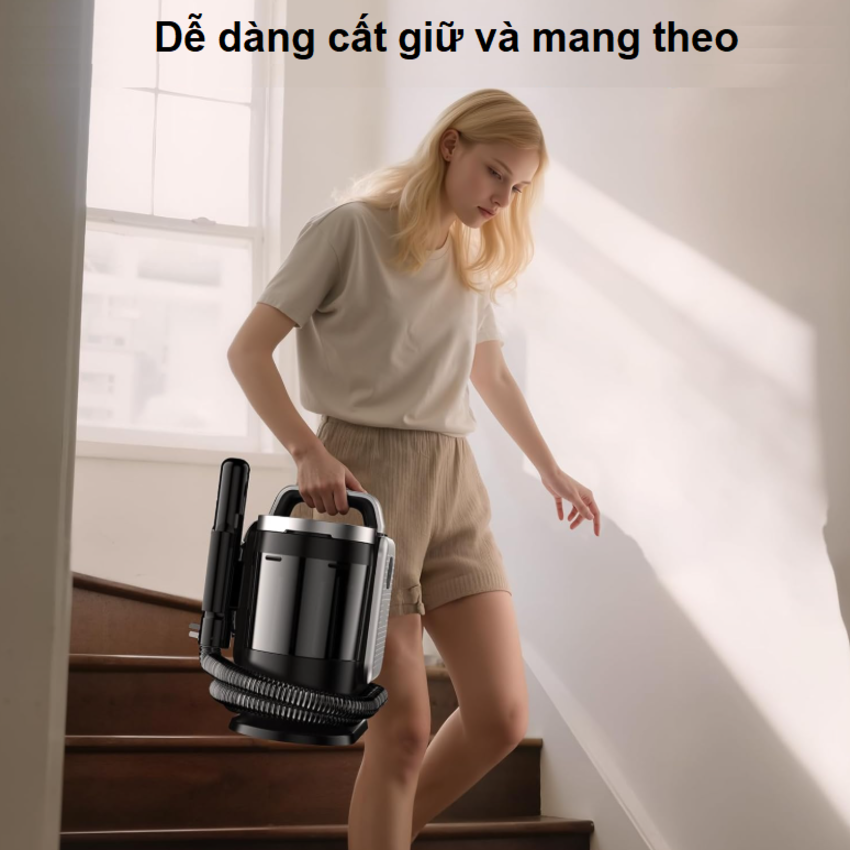 Máy giặt nệm, thảm, sofa bằng hơi nước nóng 4 trong 1 thương hiệu Nga cao cấp DSP KD2065 - Hàng chính hãng