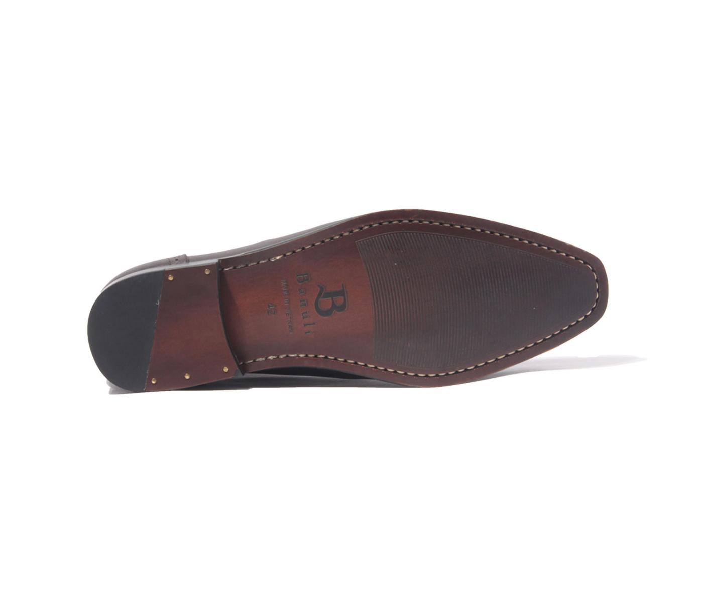Giày Tây Lười Công Sở Banuli Nam Brogue Loafers H1SO1M1