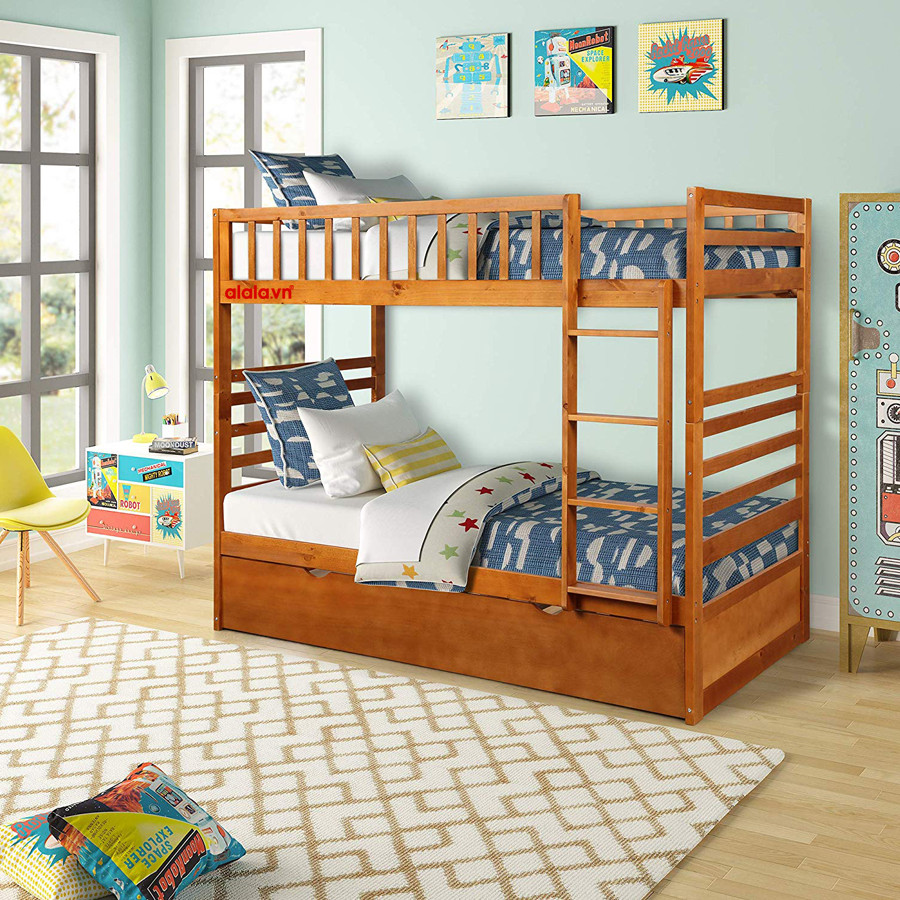 Giường tầng ALALA109 (1m2, 1m4) Cao Cấp - Thương hiệu ALALA