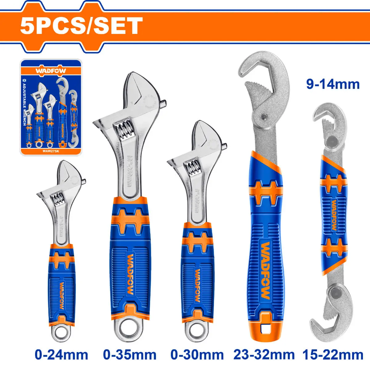 BỘ 5 MỎ LẾT WAW275K WADFOW - HÀNG CHÍNH HÃNG