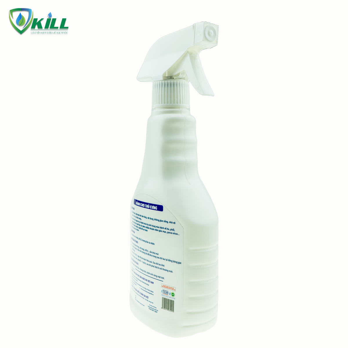 Xịt khử mùi hôi chó mèo thú cưng vật nuôi Vkill 500ml hương lavender diệt 99,9% vi khuẩn với ion từ trường