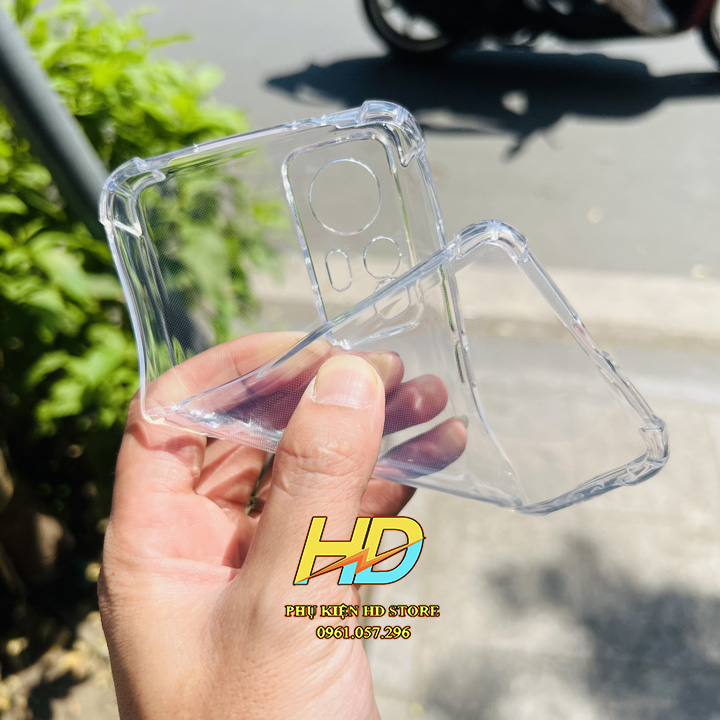 Ốp Lưng Silicon Chống Sốc Cho Xiaomi 12T, 12T Pro Trong Suốt, 4 Góc Nhỗ Cao Chống Va Đập, Khoét Lỗ bảo vệ Camera